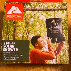 5-gallon solar shower by Ozark Trail